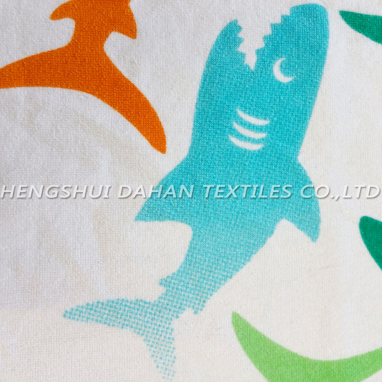 LL97 100% cotton reactive printing beach towels