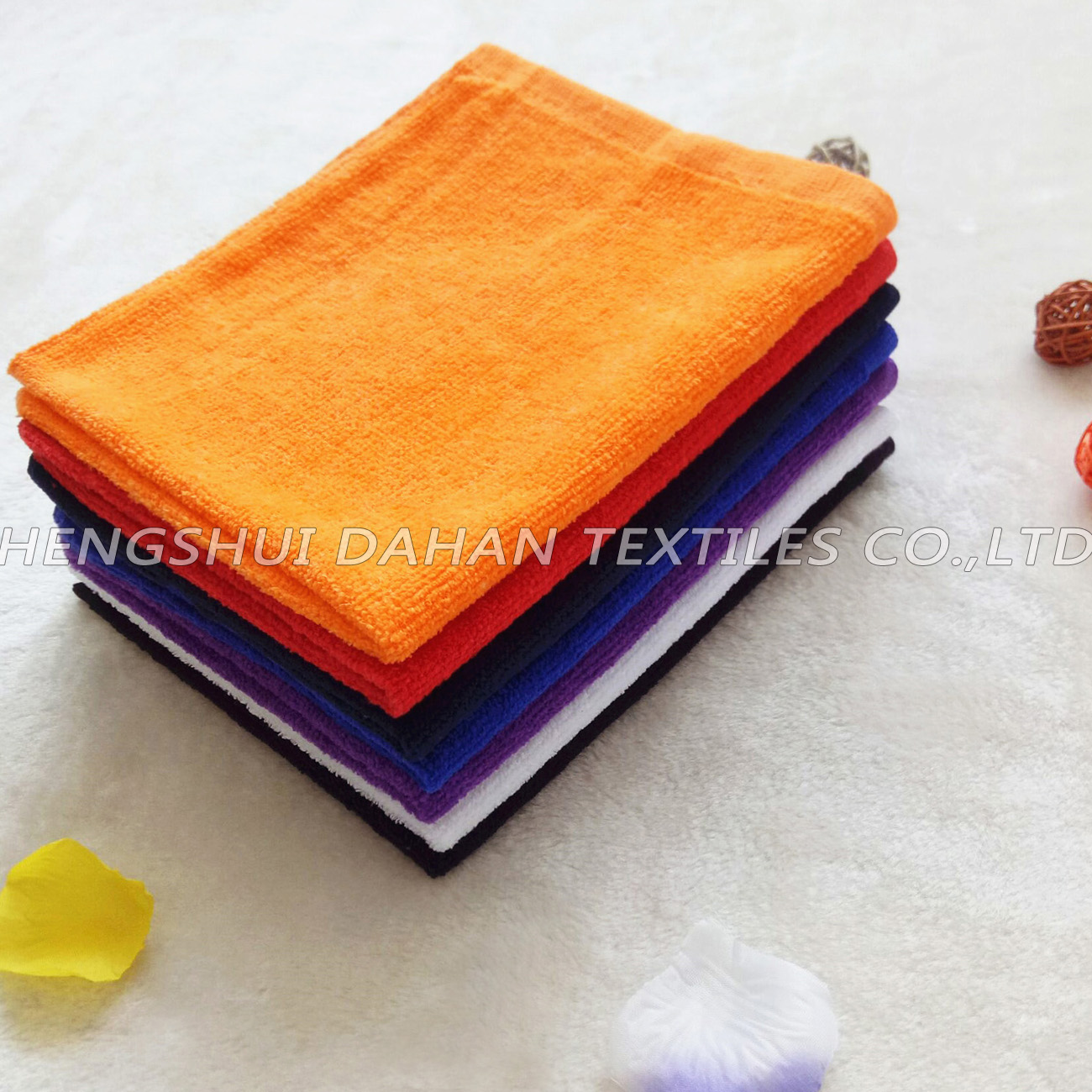 6080 100%cotton colorful kitchen towels.