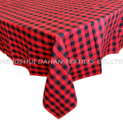 TP13~16 100%cotton grid table cloth-oblong.