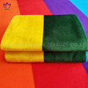 BC09 Rainbow stripe Coral fleece Bedclothes 3 packs.
