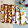 Printing glove+potholder+cotton towel set.3-Pack