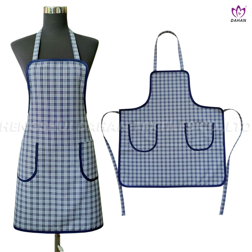 100% Polyester yarn-dyed apron.