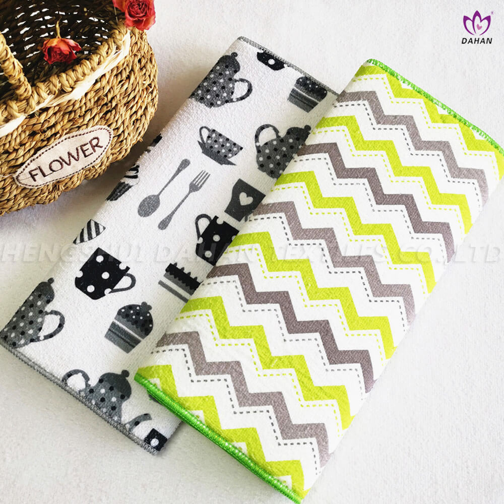 PM32 Printing and solid color dish drying mat. 2-PK