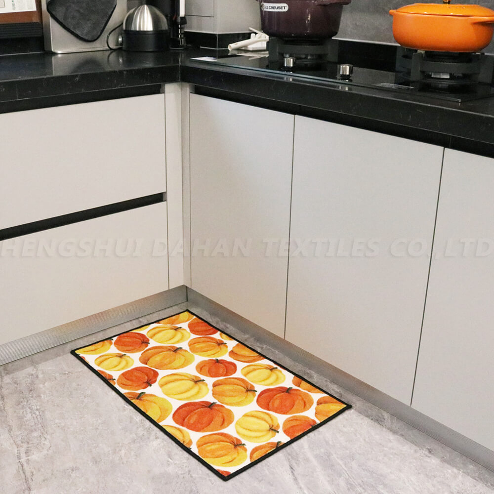 Waterproof printing ground mat kitchen mat.