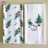Christmas printing cotton towel kitchen towel.