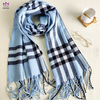 100% Acrylic plaid scarf.