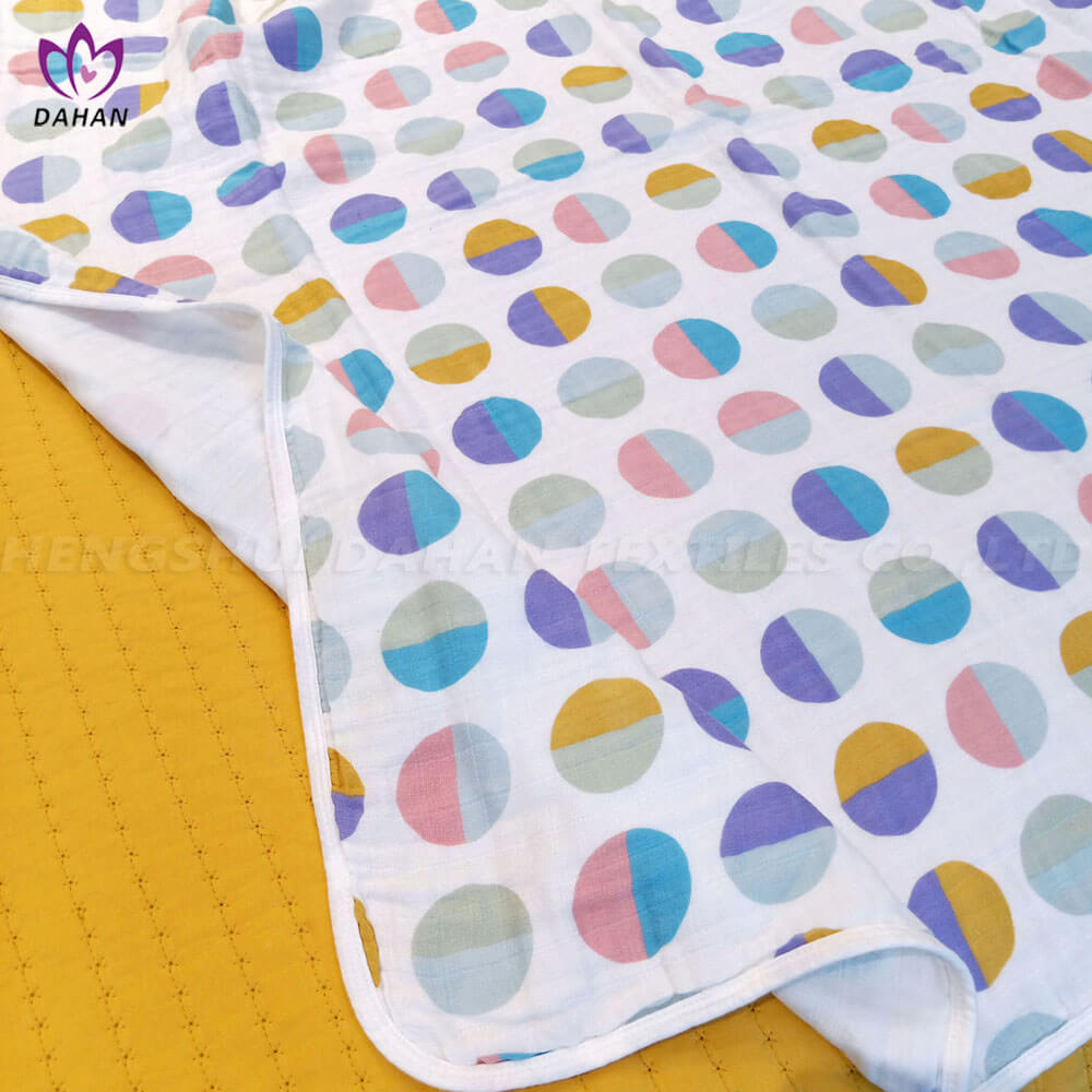 CT90 100% Cotton Printing baby blanket.