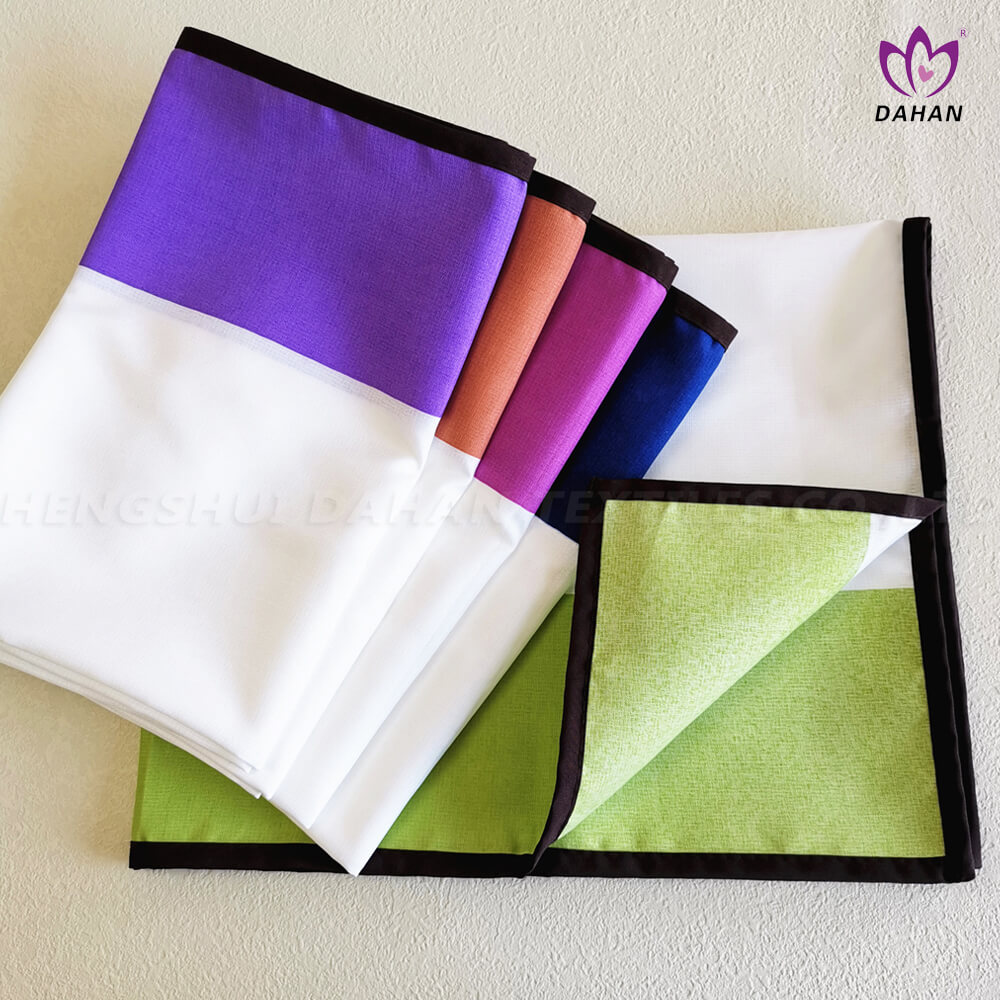 WX174 Polyester and linen printing beach towel.