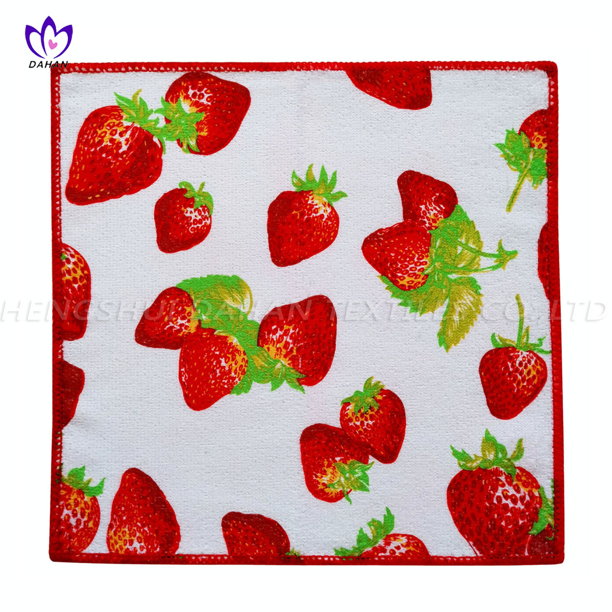 MC126. 100% polyester printing microfiber kitchen towel.