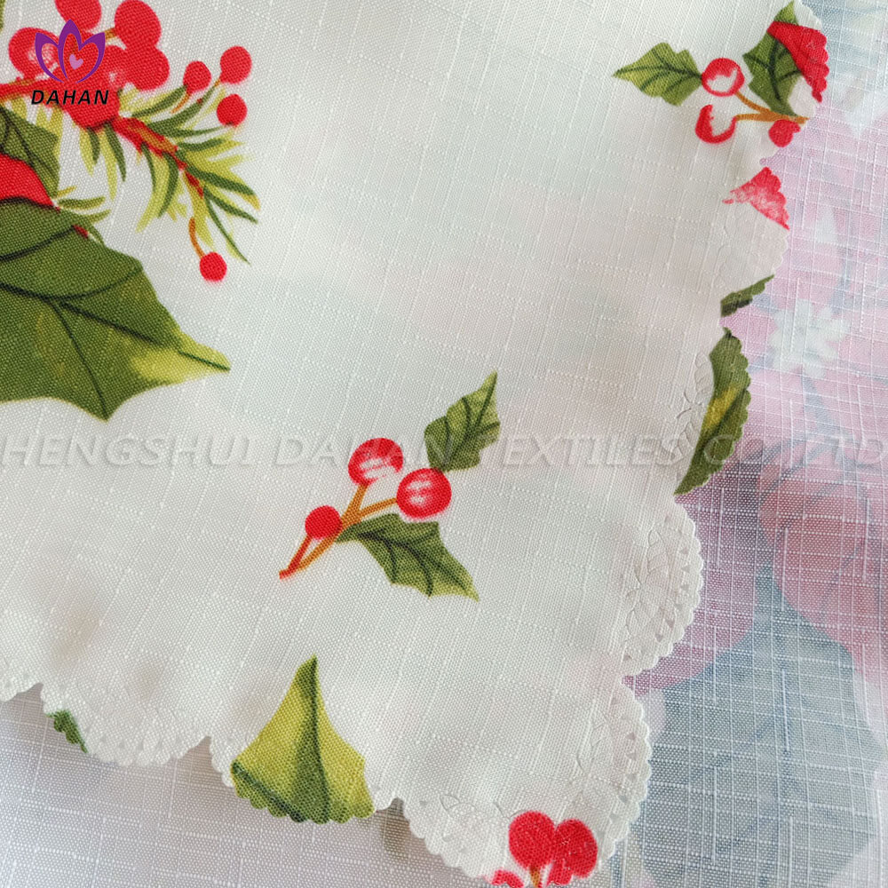 TP34 Christmas printing table cloth.