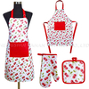 AGP162 Printing apron+glove+pot holder 3-pack.