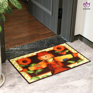 1724 Harvest Festival printed waterproof and non-slip ground mat.